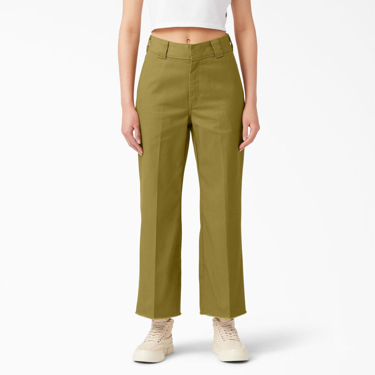 Dickies Women's Twill Cropped Ankle Pant