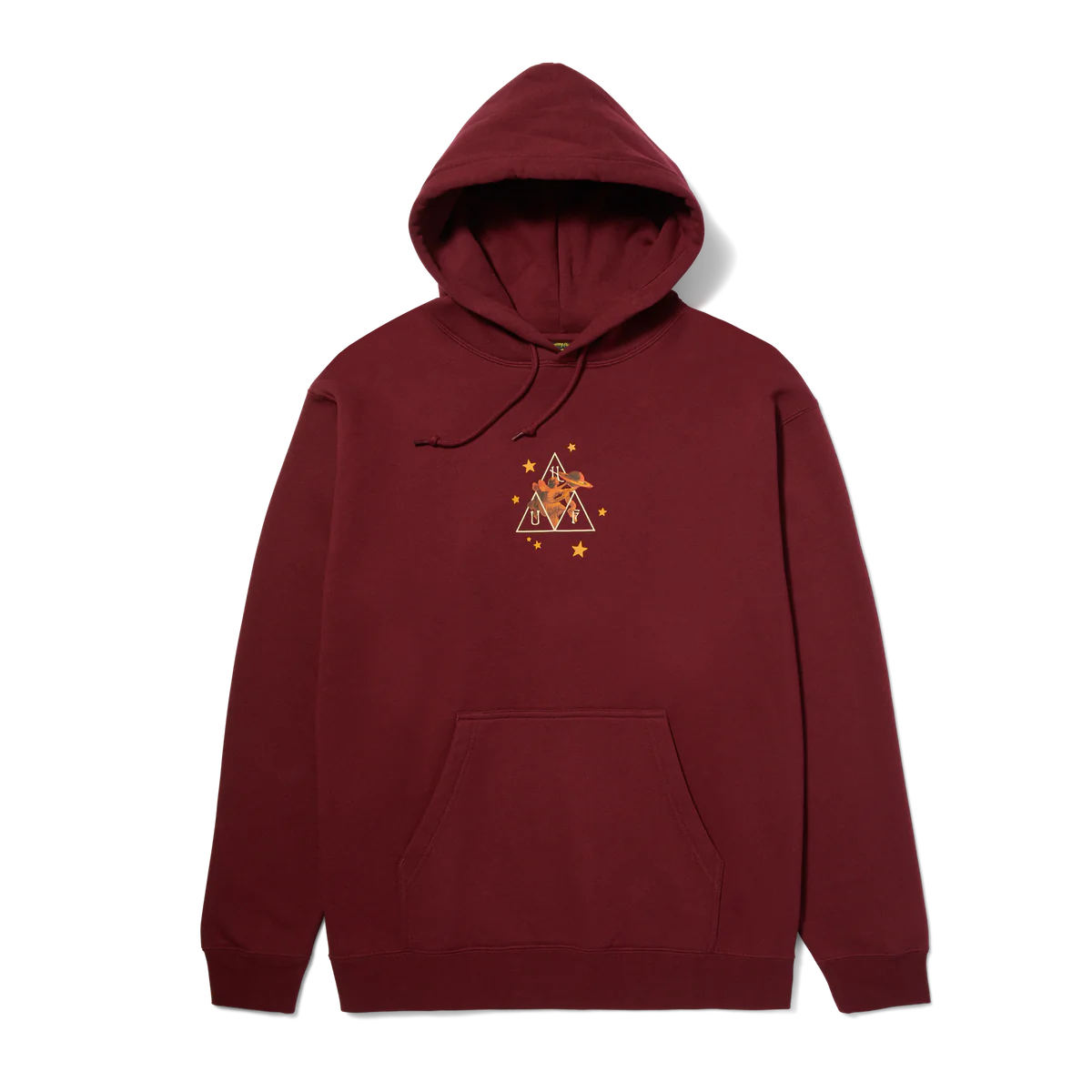 HUF x Smashing Pumpkins Infinite Star Girl Pullover Hoodie Mens Wine