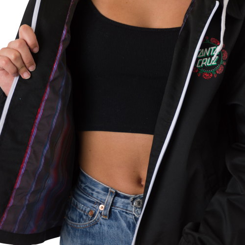 Santa Cruz Santa Fe Hooded Jacket Womens Black