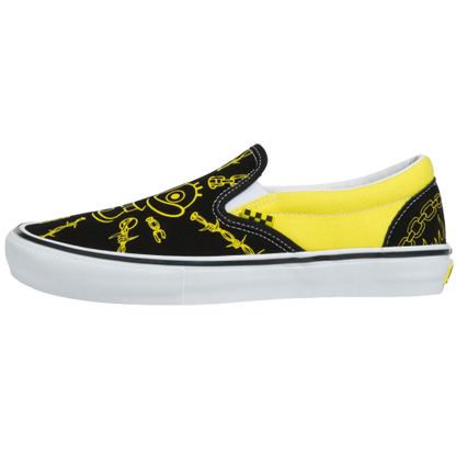 Vans Sponge Bob Gigliotti Slip On Womens Black/Yellow